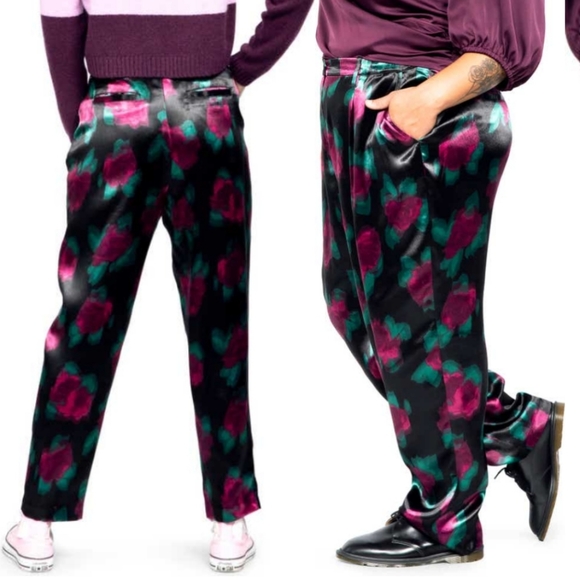 Nordstrom BP + Wildfang size 1x satin finish pant - Picture 2 of 2